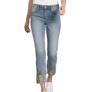 DRIFTWOOD Collette Jeans with Floral Embroidery